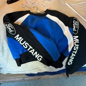 Zara Blue and Black Women's Sweater